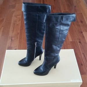 Michael Kors over the knee high heeled boots